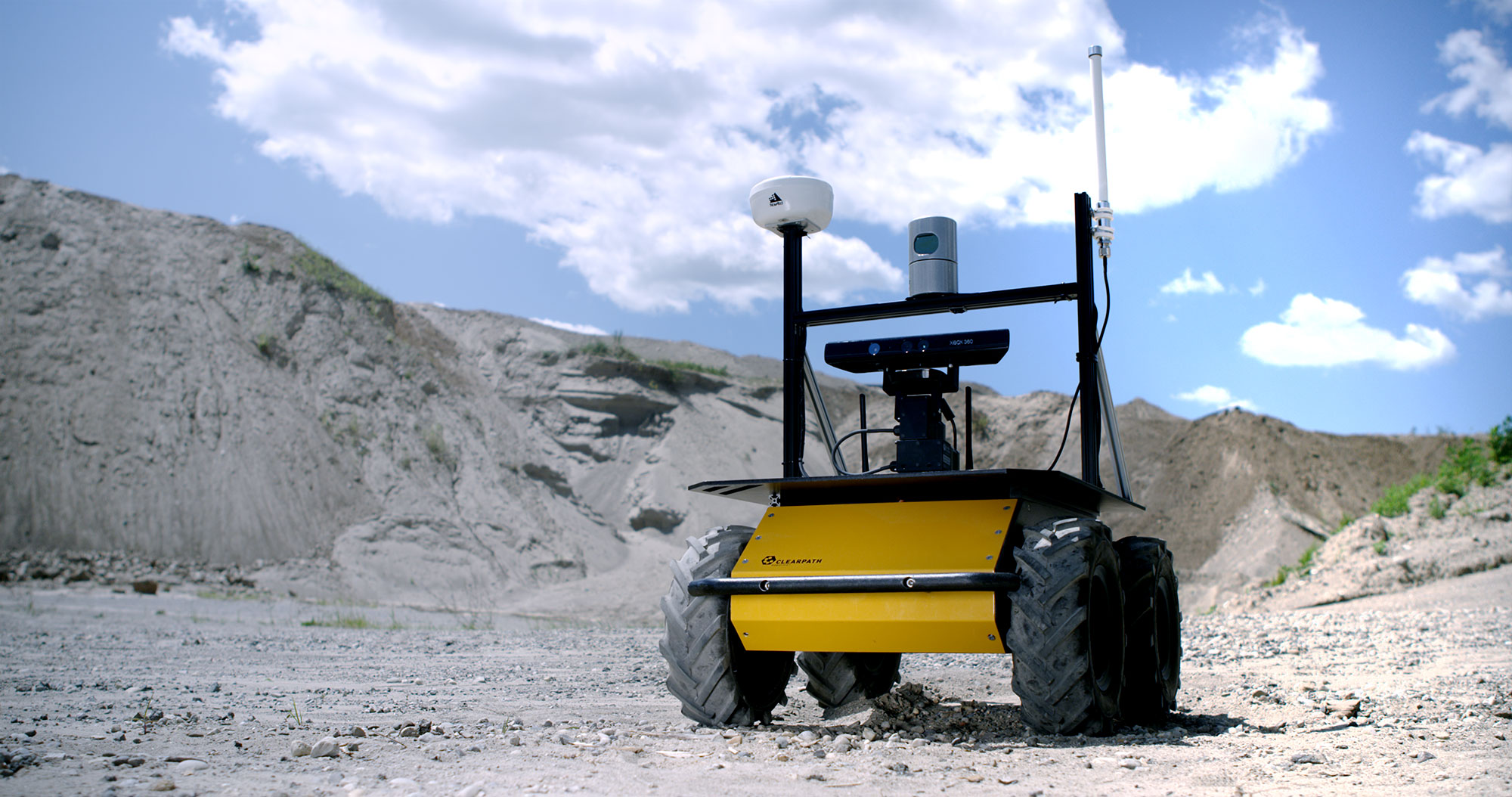 Husky UGV Outdoor Field Research Robot by Clearpath