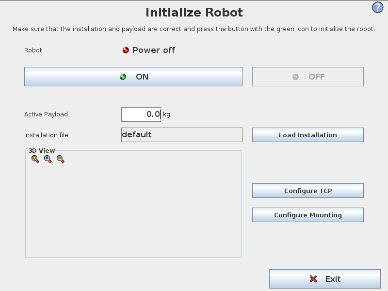 Initialization Menu