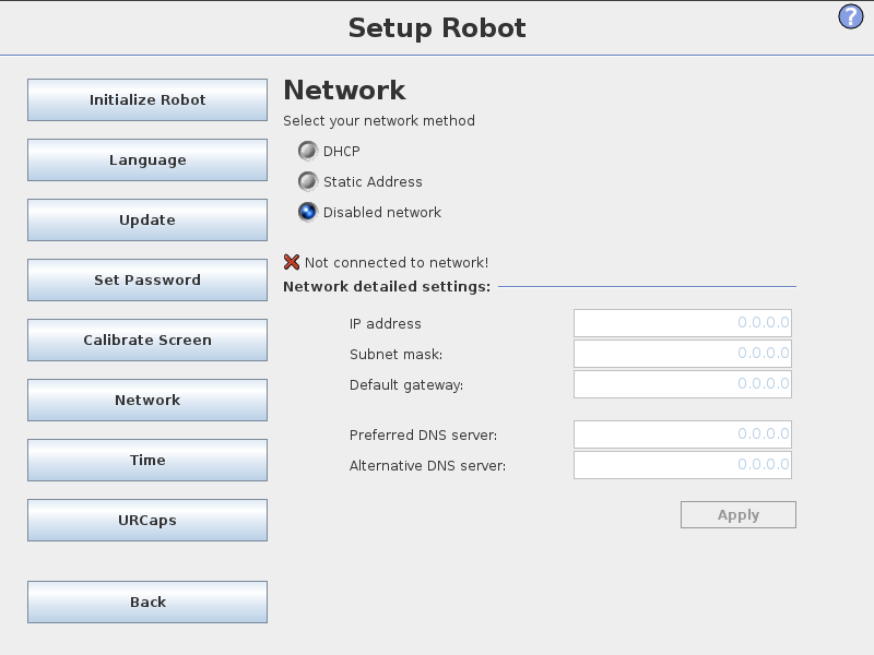 UR Networking Screen