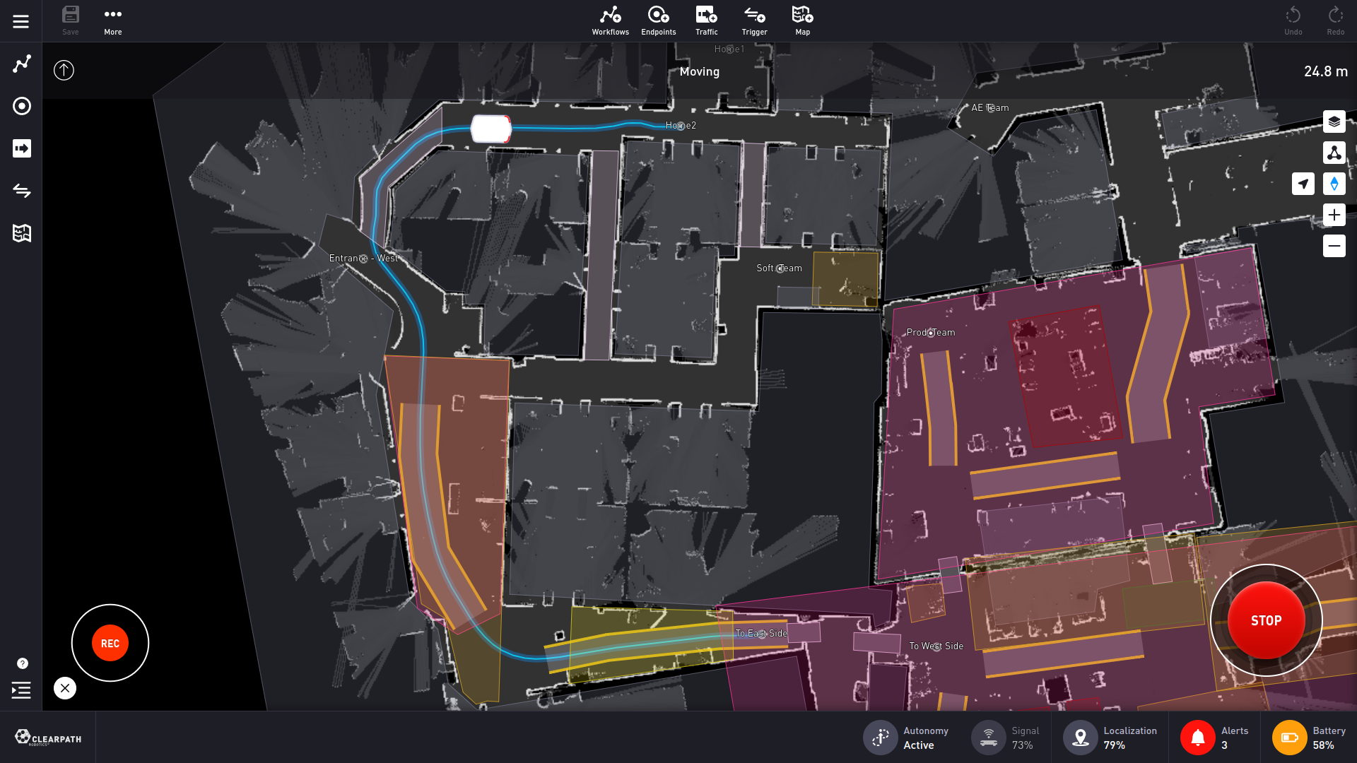 IndoorNav UI Facility