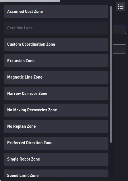 Zone types