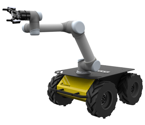 Husky UGV - Outdoor Field Research Robot by Clearpath